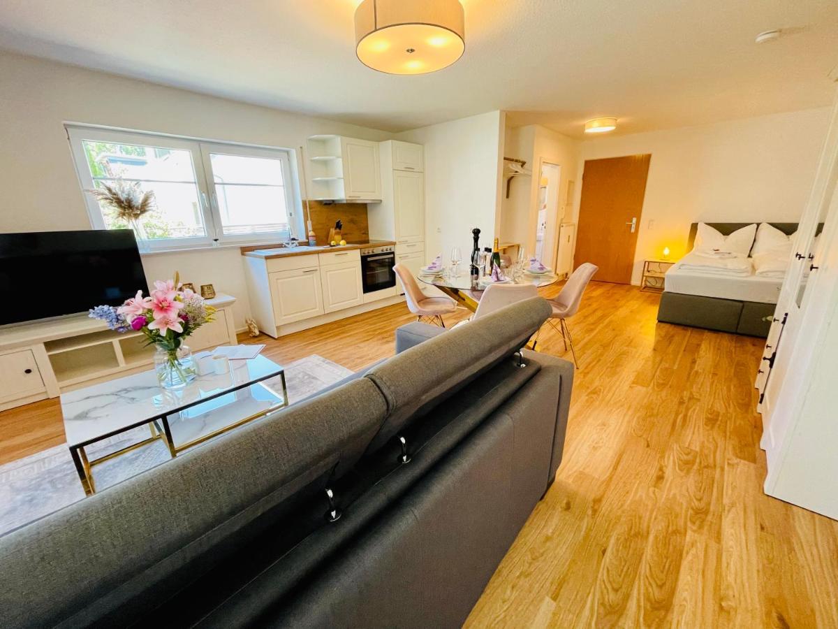 Ferien-Apartment Silberweide Mit Privatstrand Friedrichshafen Luaran gambar